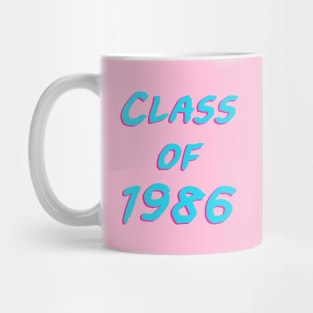 Class Of 1986: Font Mug